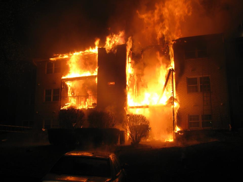 Building on Fire Graphic